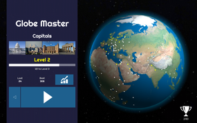 Screenshot image of Globe Master 3D game