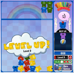 Screenshot image of Falling Elephants game