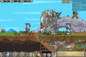 Screenshot image of Giants and Dwarves TD game