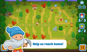 Screenshot image of Gnome Go Home game