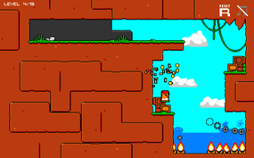 Screenshot image of A Pirate and his Crates game
