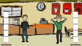 Screenshot image of Beard Fighter game