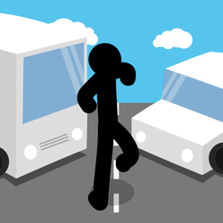 Poster image of Let's Go Jaywalking game