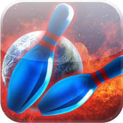 Poster image of Galaxy Bowling 3D game
