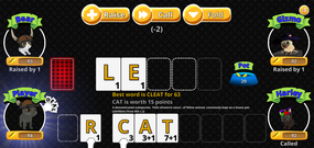 Screenshot image of Cat Word Poker game