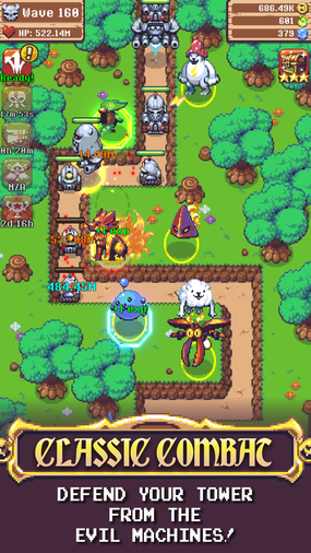 Screenshot image of Idle Monster TD game