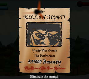 Screenshot image of Bowmaster Winter Storm game