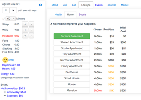 Screenshot image of Groundhog Life game