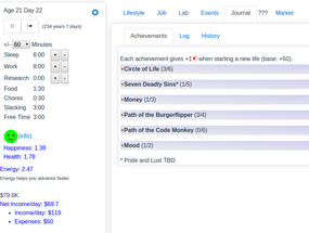 Screenshot image of Groundhog Life game