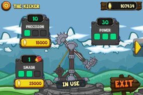 Screenshot image of Kick The Critter game