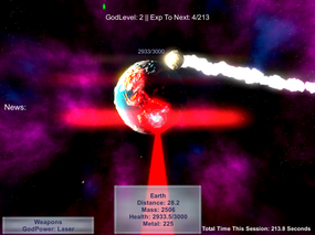 Screenshot image of GodSpace Galactic Beta game