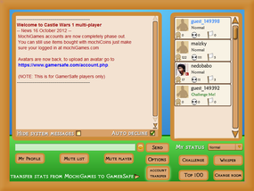 Screenshot image of Castlewars game