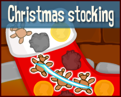 Poster image of Christmas stocking game