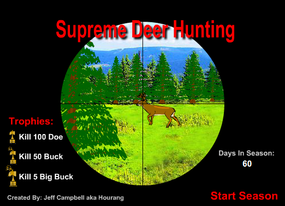 Screenshot image of Supreme Deer Hunting game