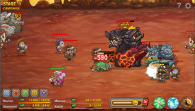 Screenshot image of Mighty Knight game