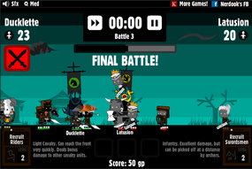 Screenshot image of Monster Legions game
