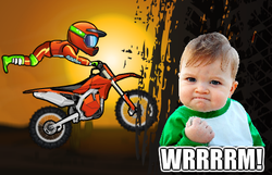 Moto x3m Poster image of Moto x3m game