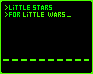 Poster image of Little Stars for Little Wars game