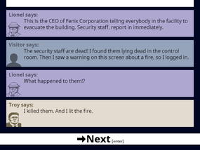 Screenshot image of no-one has to die. game