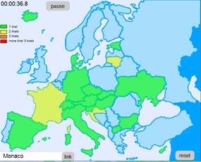 Screenshot image of Conquering Europe game