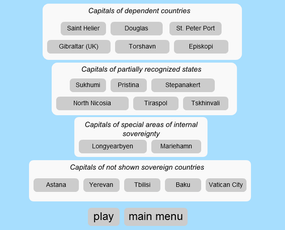 Screenshot image of Conquering Europe - Cities game