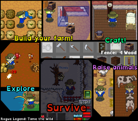 Screenshot image of Rogue Legend: Tame the Wild game