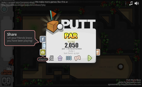 Screenshot image of Putt More Base game