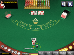 Screenshot image of Gentleman's Blackjack game