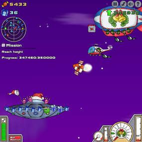 Screenshot image of Into Space 3: Xmas Story game