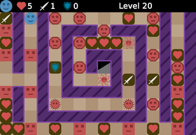 Screenshot image of HP Atk Def game