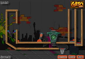 Screenshot image of Cannon Basketball game