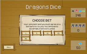 Screenshot image of Dragons Dice game