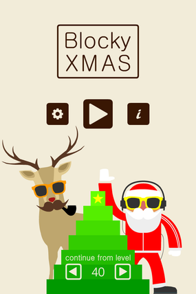 Screenshot image of Blocky XMAS game