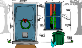 Screenshot image of Christmas cat game