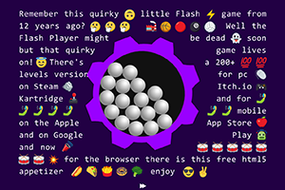 Screenshot image of Factory Balls forever game