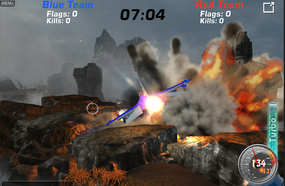 Screenshot image of Air Wars game