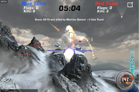 Screenshot image of Air Wars game