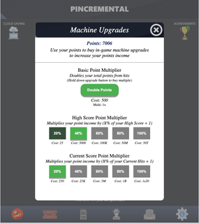 Screenshot image of Pincremental game