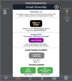 Screenshot image of Pincremental game