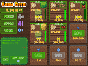 Screenshot image of Farm Rush game