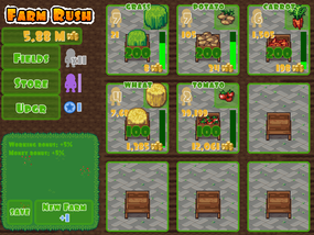 Screenshot image of Farm Rush game