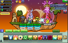 Screenshot image of Enchanted Heroes game