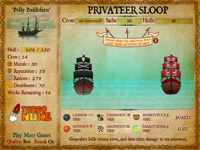 Screenshot image of Buccaneer! game