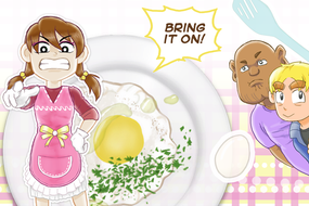 Screenshot image of Fry Me Omelettes game