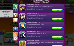 Screenshot image of Enchanted Heroes game