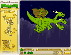 Screenshot image of Dragon Creator game