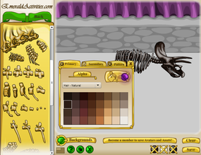 Screenshot image of Fossil Creator game