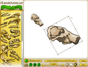 Screenshot image of Fossil Creator game