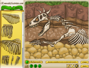 Screenshot image of Fossil Creator game