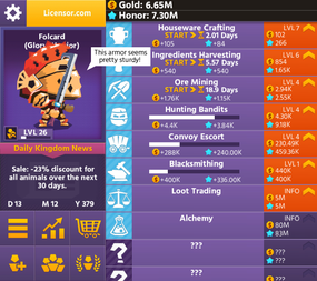 Screenshot image of Hero Simulator game